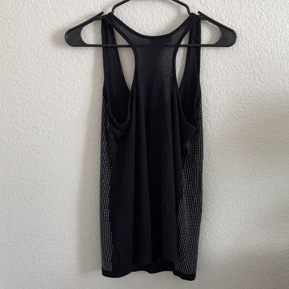 Black Rhinestone Racerback Tank - Picture 3 of 3